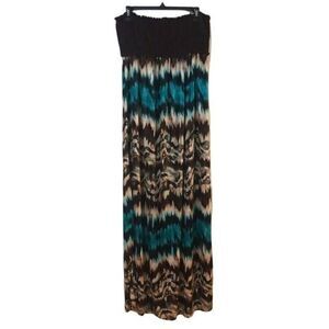 Grass collection strapless dress size L
